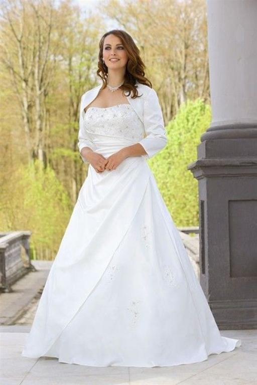 Brudekjole billigt Store størrelser